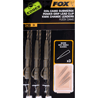 Submerge Camo Power Grip Lead Clip Kwik Change 40lb Kit x3