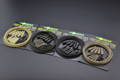 Korda Fishing Lead Clip Action Pack GRAVEL