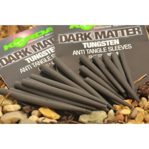 Korda Dark Matter tungsten Anti Tangle Sleeves SHORT