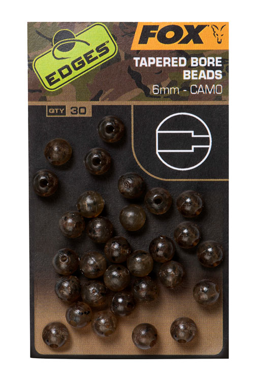 EDGES CAMO TAPERED BORE BEAD 4MM