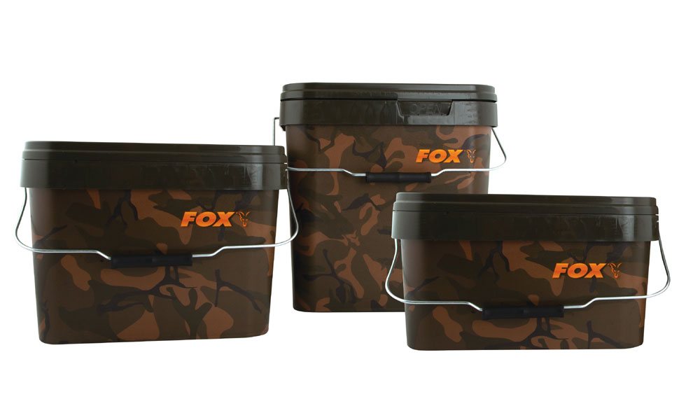 Camo Square Buckets - 15 Litre